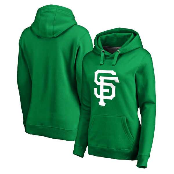 Women San Francisco Giants Fanatics Branded Kelly Green St. Patrick's Day White Logo Pullover Hoodie,We sell and wholesale Women San Francisco Giants Fanatics Branded Kelly Green St. Patrick's Day White Logo Pullover Hoodie on line form chian!